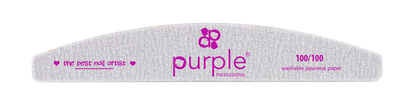 Nail File Moon 100/100 Japanese Paper - Pipa Cosmetics Purple Professional® 