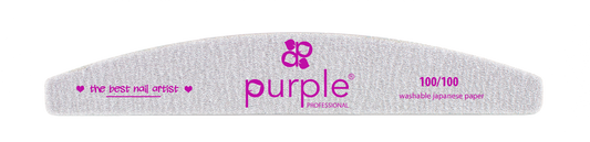 Nail File Moon 100/100 Japanese Paper - Pipa Cosmetics Purple Professional®