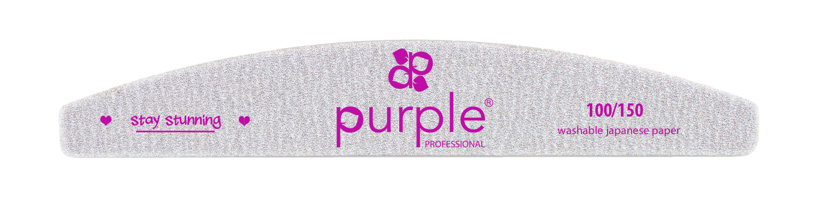 Nail File Moon 100/150 Japanese Paper - Pipa Cosmetics Purple Professional®