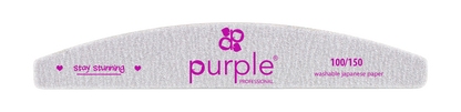 Nail File Moon 100/150 Japanese Paper - Pipa Cosmetics Purple Professional® 