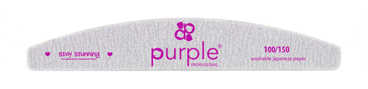 Nail File Moon 100/150 Japanese Paper - Pipa Cosmetics Purple Professional®