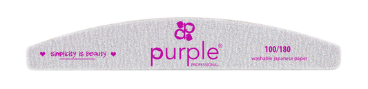 Nail File Moon 100/180 Japanese Paper - Pipa Cosmetics Purple Professional®