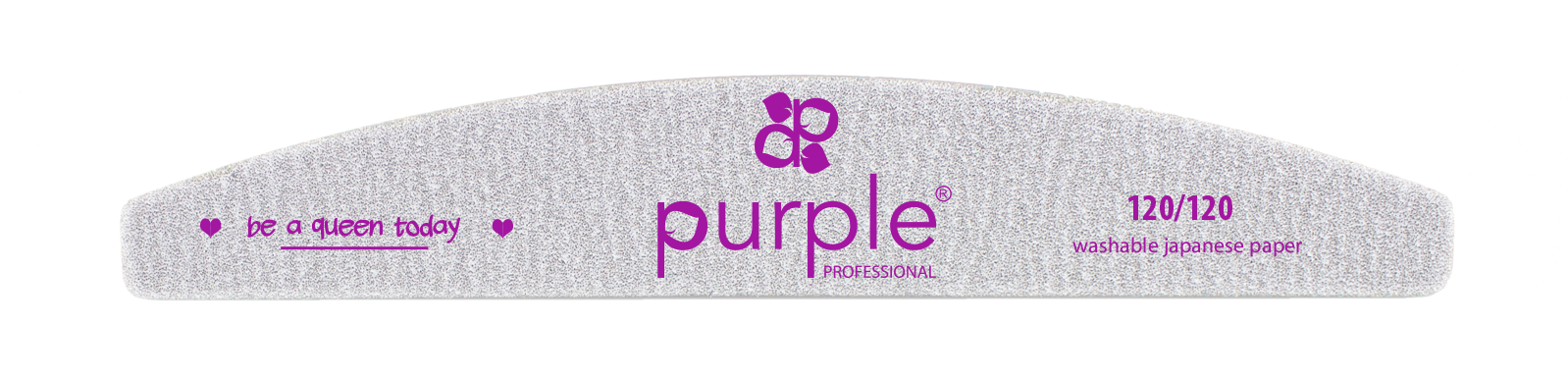 Nail File Moon 120/120 Japanese Paper - Pipa Cosmetics Purple Professional®