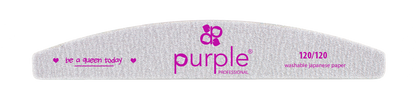 Nail File Moon 120/120 Japanese Paper - Pipa Cosmetics Purple Professional® 
