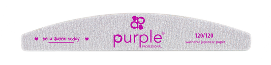 Nail File Moon 120/120 Japanese Paper - Pipa Cosmetics Purple Professional®