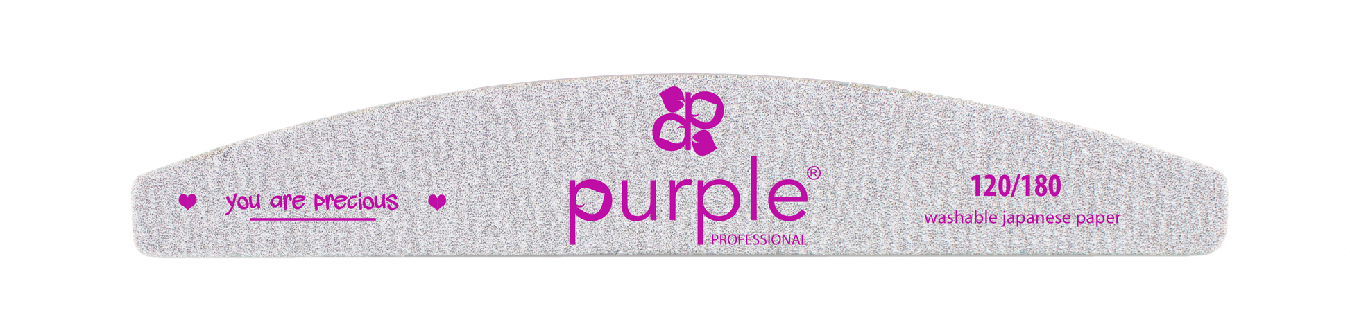 Nail File Moon 120/180 Japanese Paper - Pipa Cosmetics Purple Professional®