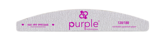 Nail File Moon 120/180 Japanese Paper - Pipa Cosmetics Purple Professional®