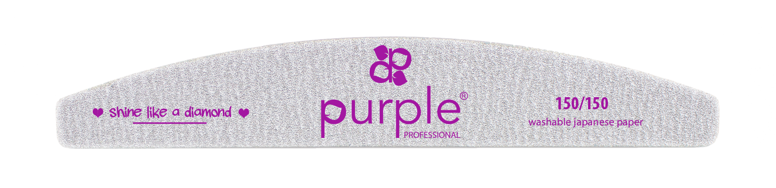 Nail File Moon 150/150 Japanese Paper - Pipa Cosmetics Purple Professional®