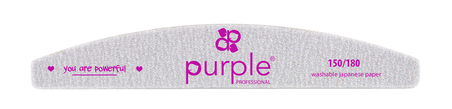 Nail File Moon 150/180 Japanese Paper - Pipa Cosmetics Purple Professional®