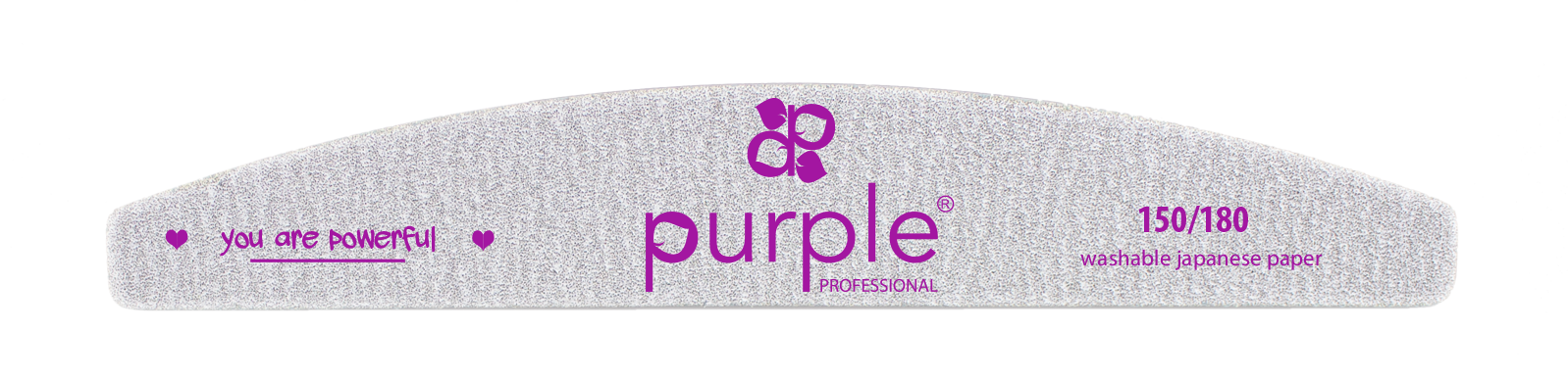 Nail File Moon 150/180 Japanese Paper - Pipa Cosmetics Purple Professional®