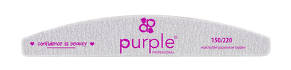 Nail File Moon 150/220 Japanese Paper - Pipa Cosmetics Purple Professional® 