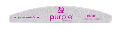 Nail File Moon 180/180 Japanese Paper - Pipa Cosmetics Purple Professional® 