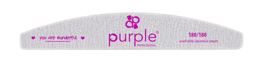 Nail File Moon 180/180 Japanese Paper - Pipa Cosmetics Purple Professional®