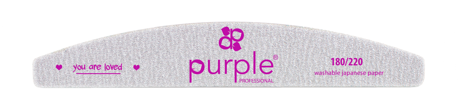Nail File Moon 180/220 Japanese Paper - Pipa Cosmetics Purple Professional®