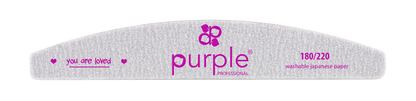 Nail File Moon 180/220 Japanese Paper - Pipa Cosmetics Purple Professional® 