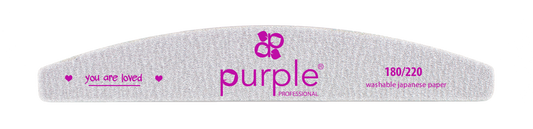 Nail File Moon 180/220 Japanese Paper - Pipa Cosmetics Purple Professional®