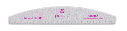Nail File Moon with Ruler 100/180 Japanese Paper - Pipa Cosmetics Purple Professional®