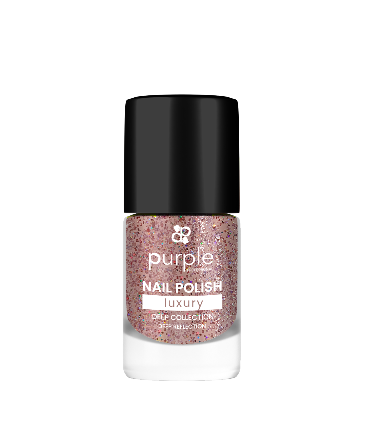 Nail Polish Luxury Deep Reflection Glitter - Pipa Cosmetics Purple Professional®