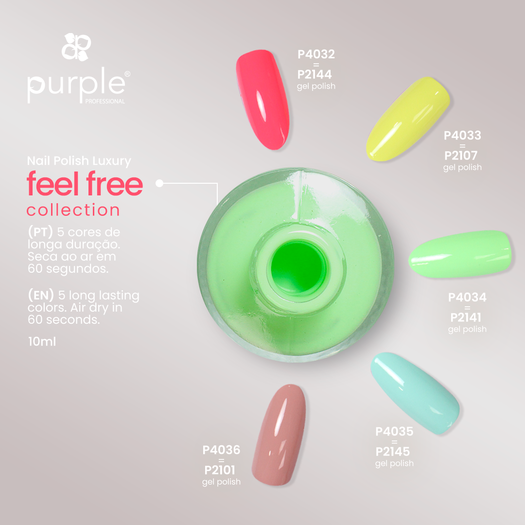 Nail Polish Luxury Feel Free to Dance - Pipa Cosmetics Purple Professional®