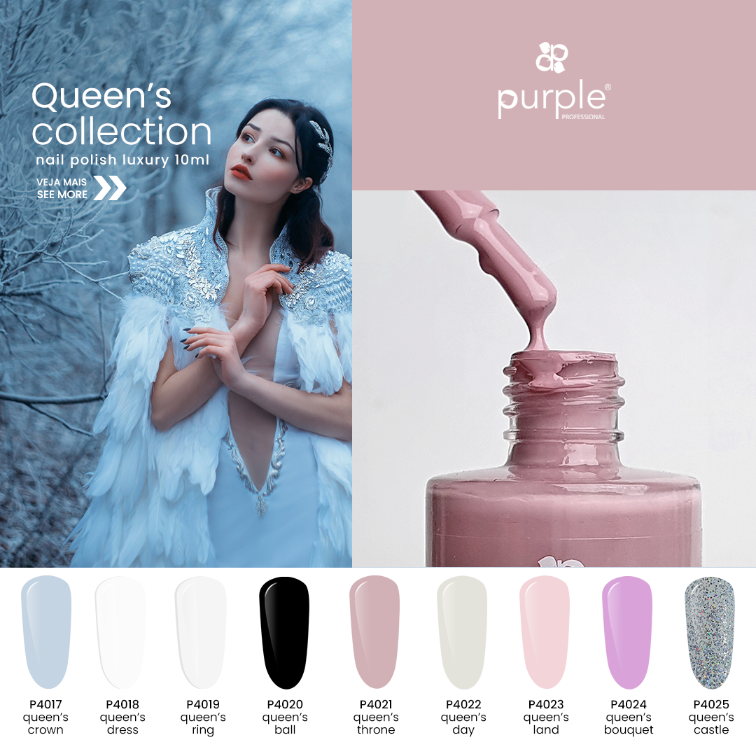 Nail Polish Luxury Queen's Bouquet - Pipa Cosmetics Purple Professional®