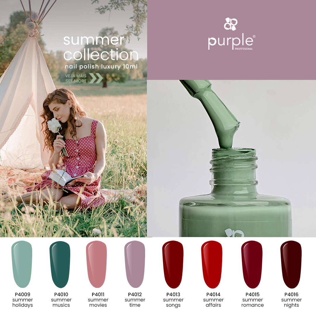 Nail Polish Luxury Summer Holidays - Pipa Cosmetics Purple Professional®