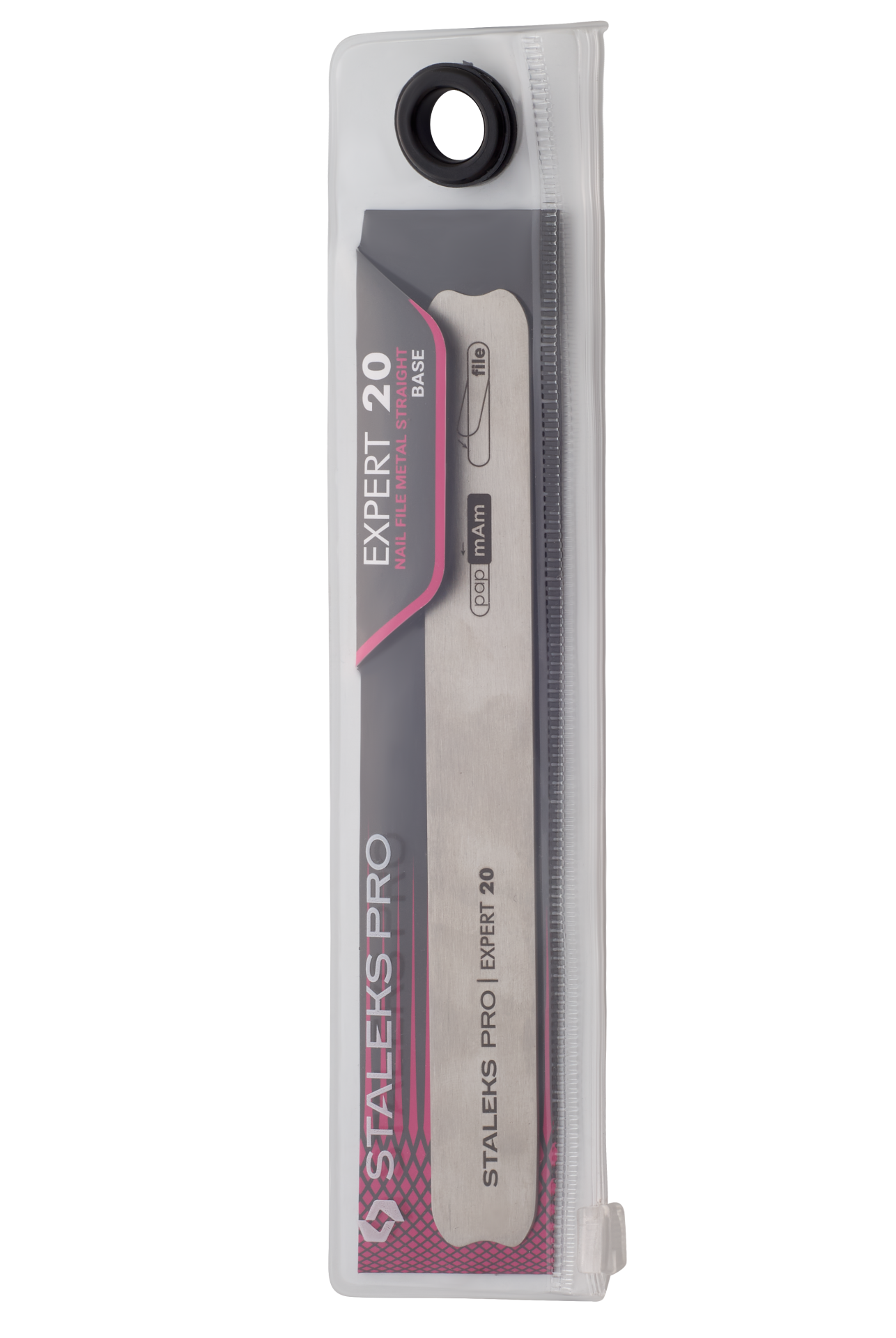 Nail file metal straight (base) EXPERT 20 - Pipa Cosmetics Staleks Pro