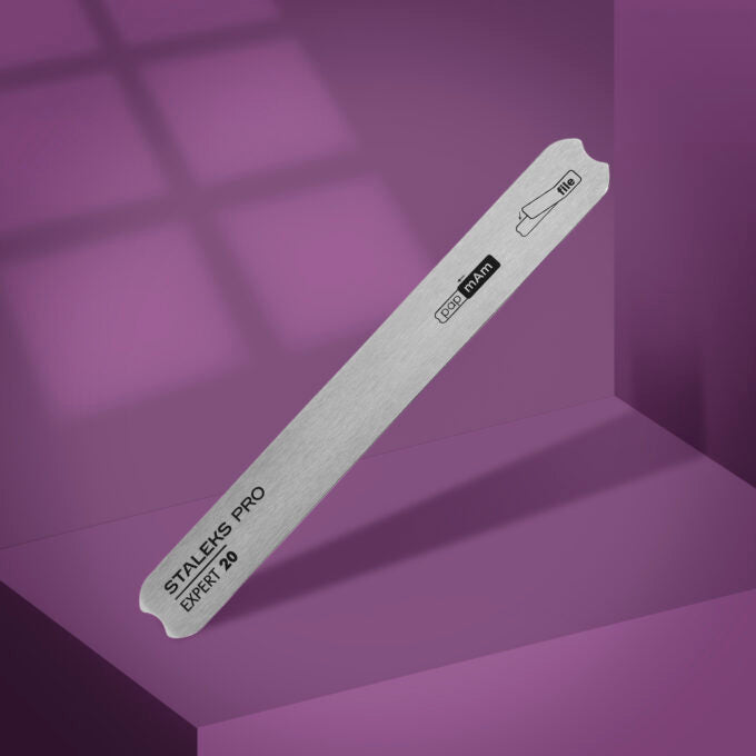 Nail file metal straight (base) EXPERT 20 - Pipa Cosmetics Staleks Pro
