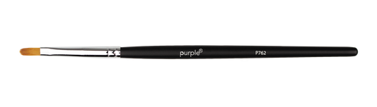 Nylon Gel Brush #2 Oval (wooden handle) - Pipa Cosmetics Purple Professional®