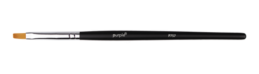 Nylon Gel Brush #4 (wooden handle) - Pipa Cosmetics Purple Professional®