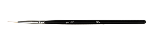Nylon Nail Art Brush #000 (wooden handle) - Pipa Cosmetics Purple Professional®