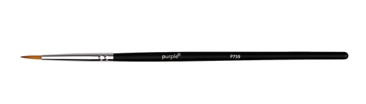 Nylon Nail Art Brush #6 (wooden handle) - Pipa Cosmetics Purple Professional®