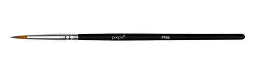 Nylon Nail Art Brush #7 (wooden handle) - Pipa Cosmetics Purple Professional®