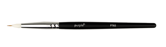 Nylon Nail Art Brush #8 (wooden handle) - Pipa Cosmetics Purple Professional®