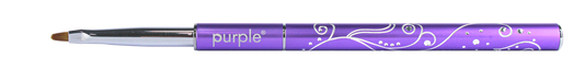Nylon Nail Art Folk, Zhostovo And Plastiart Brush (metallic handle) - Pipa Cosmetics Purple Professional®