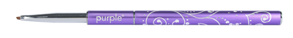 Nylon Nail Art One Stroke XXS Brush 1,5mm/2,5mm (metallic handle) - Pipa Cosmetics Purple Professional®