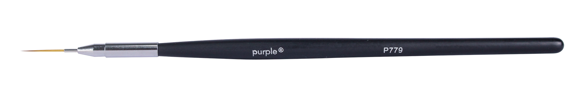 Nylon Nail Art Thin Strokes Brush 12mm (wooden handle) - Pipa Cosmetics Purple Professional®