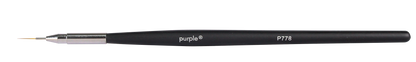Nylon Nail Art Thin Strokes Brush 7mm (wooden handle) - Pipa Cosmetics Purple Professional®