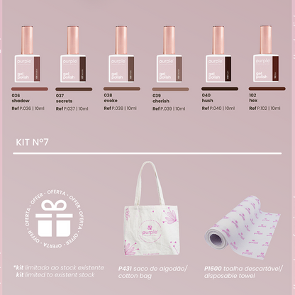 KIT GEL POLISH 7