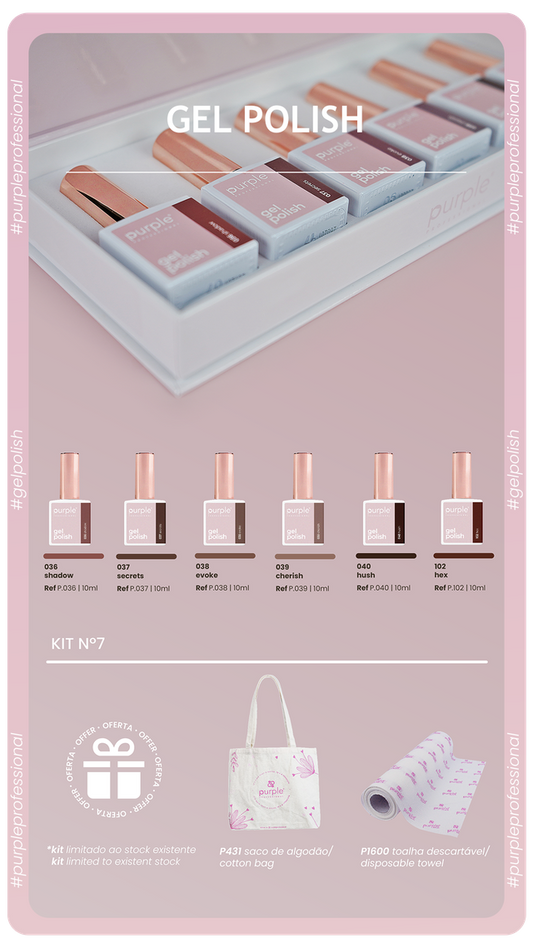 KIT GEL POLISH 7
