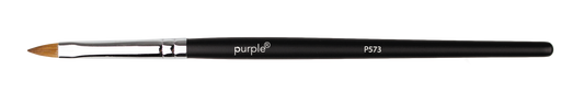 Oval 3D and Acrilic Brush #4 (wooden handle) - Pipa Cosmetics Purple Professional®