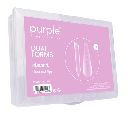 Dual Forms Amandel Transparante Nageltips