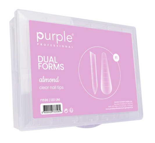 Dual Forms Amandel Transparante Nageltips