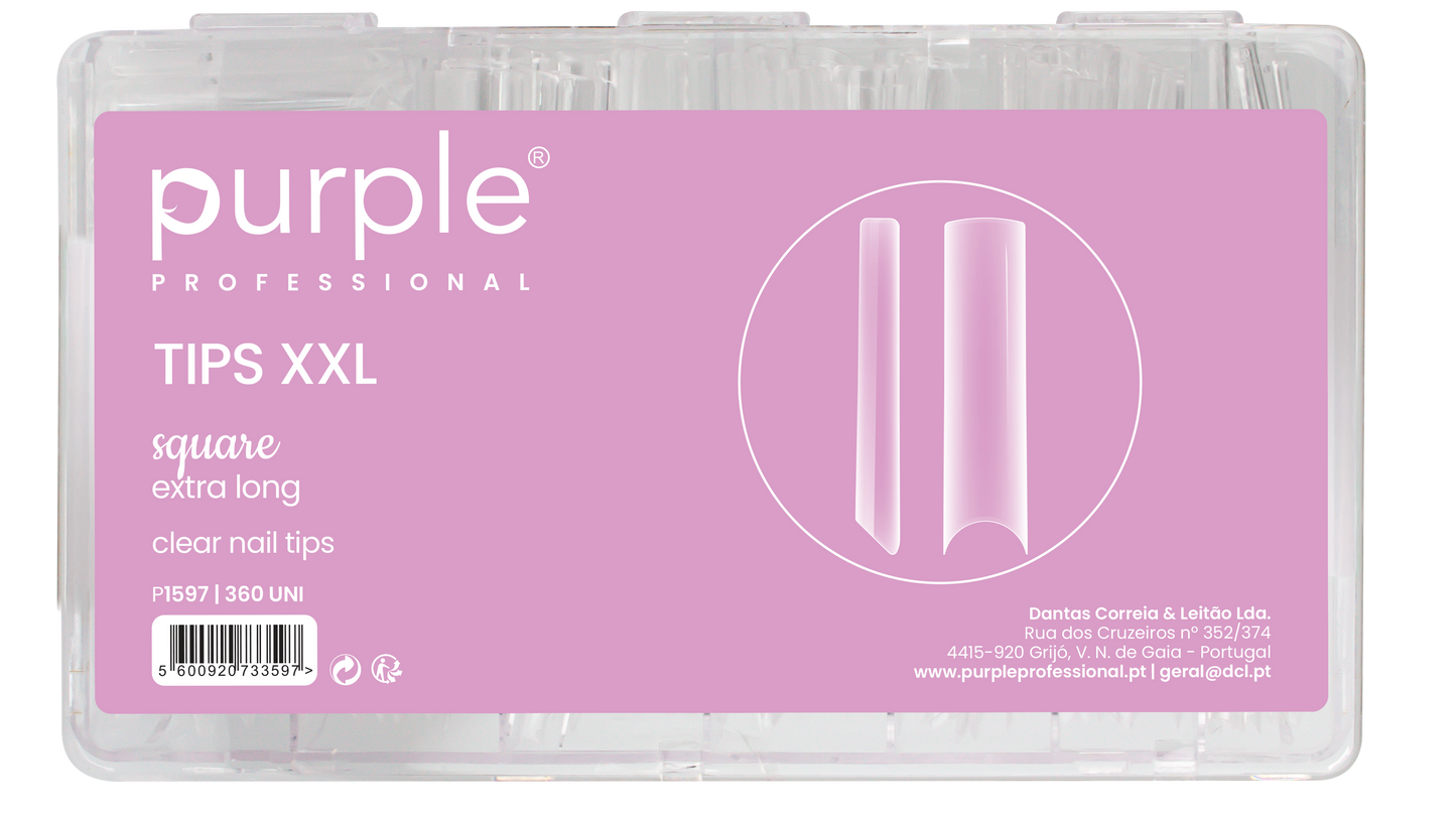 XXL Extra Lange Vierkante Transparante Nageltips