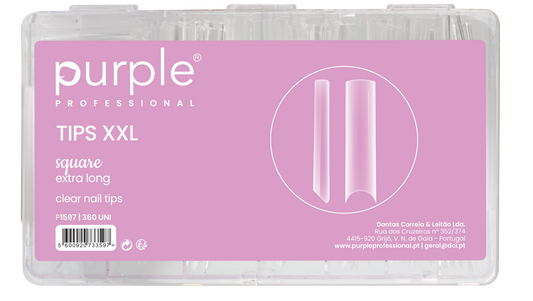 XXL Extra Lange Vierkante Transparante Nageltips