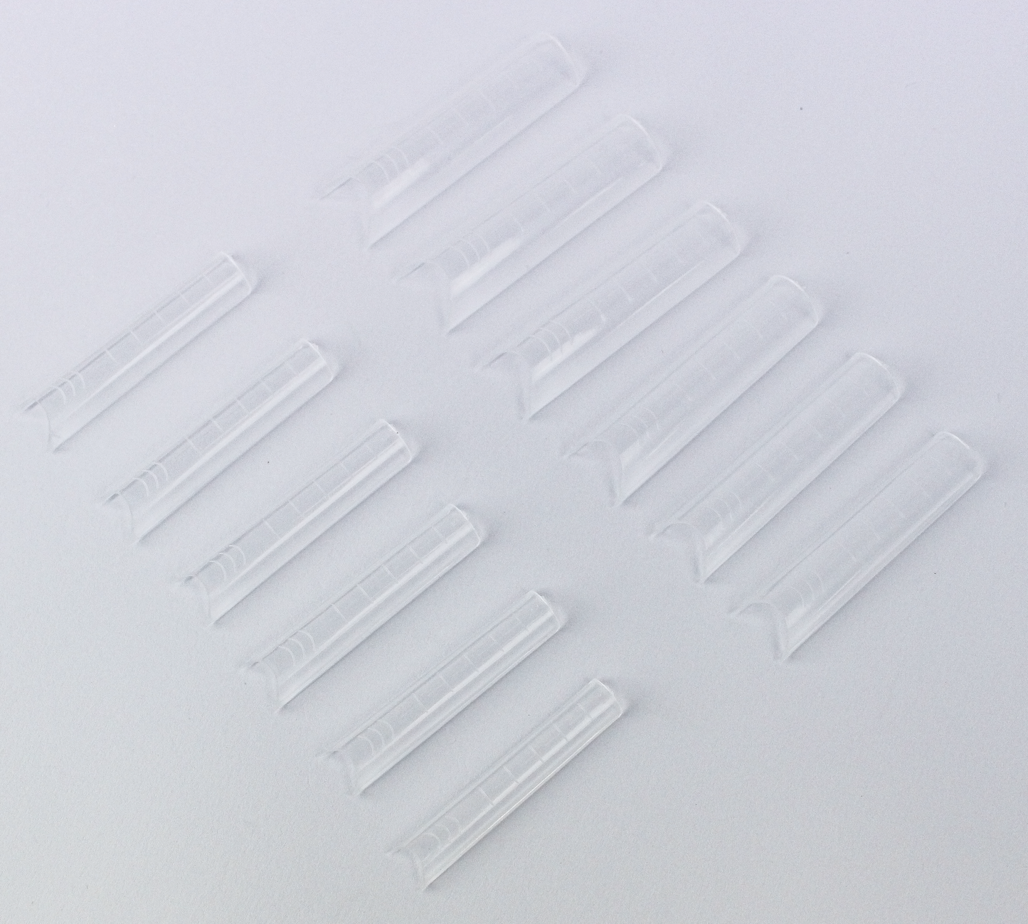 Plastic vierkante nagelvormen