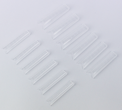 Plastic vierkante nagelvormen