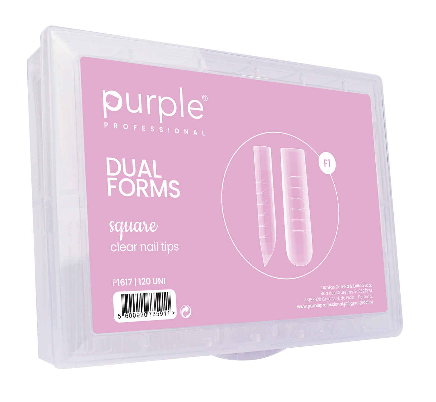 Dual Forms vierkante nageltips