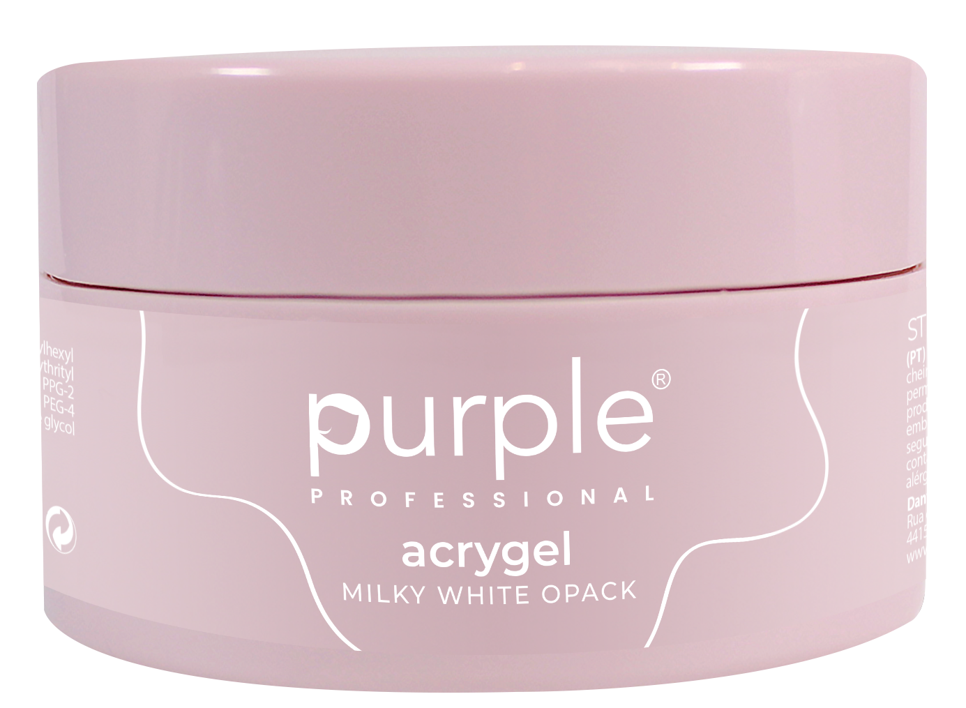 Acrygel Milky White Opack - Pipa Cosmetics