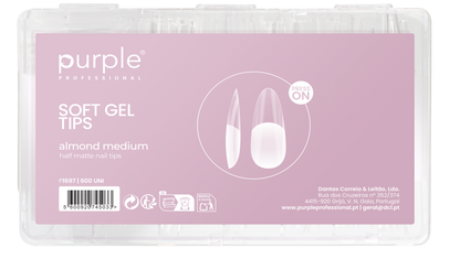 Magic Gel Tips Press On - Almond - Medium Half Matte - Pipa Cosmetics