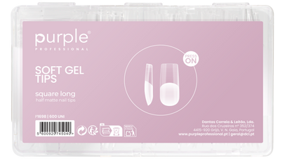 Magic Gel Tips Press On - Square - Medium Half Matte - Pipa Cosmetics